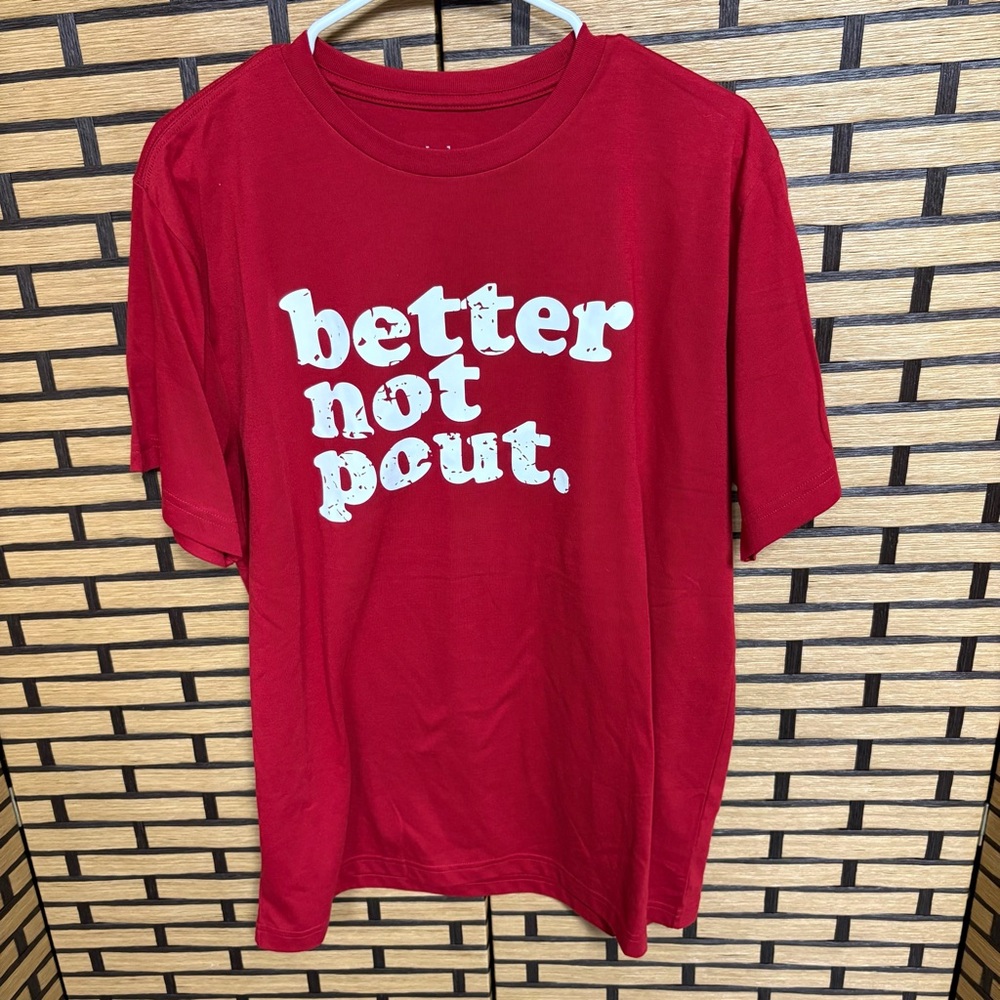 George Red Better Not Pout‎ Size Large